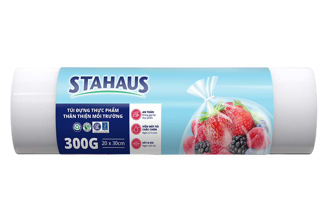 Túi đựng thực phẩm TTMT STAHAUS 20x30cm cuộn 300Gr